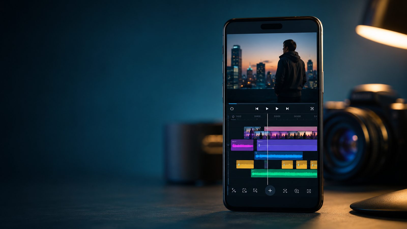 VN, CapCut, and KineMaster video editing apps compared side by side for Reels and TikTok